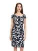 Vera Mont Kleid in Creme/ Dunkelblau