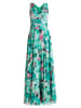 Vera Mont Kleid in Grün/ Dunkelblau