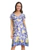 Vera Mont Kleid in Creme/ Blau