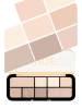 Pierre Cardin Lidschatten-Palette "Nude", 9 g