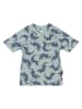 mikk-line Badeshirt in Türkis/ Dunkelblau