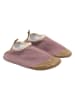 mikk-line Badeschuhe in Mauve/ Camel