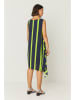 SKFK Kleid "Junkal" in Dunkelblau/ Grün