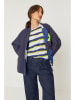 SKFK Omkeerbare tussenjas "Alana" donkerblauw/blauw