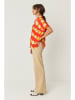 SKFK Bluse "Uma" in Rot/ Orange/ Weiß