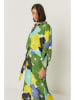 SKFK Blouse "Doltza" groen/geel/donkerblauw