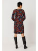 SKFK Jurk "Rakel" zwart/rood/blauw