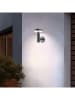 Brilliant Solarna lampa ścienna LED "Magua" w kolorze czarnym - 13,3 x 20,8 x 18,9 cm