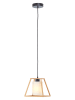 Brilliant Hängeleuchte "Giseh" in Hellbraun/ Weiß - (H)120 x Ø 23 cm