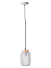 Brilliant Hängeleuchte "Giada" in Grau - (H)112 x Ø 16 cm