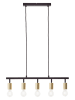 Brilliant Lampa wisząca "Tiffany" w kolorze złoto-czarnym - 63 x 60 x 6 cm