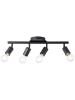 Brilliant Lampa sufitowa "Tiffany" w kolorze czarnym - 49 x 12,4 x 14 cm