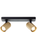 Brilliant LED-Deckenleuchte "Marty" in Gold/ Schwarz - EEK G (A bis G)