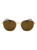 Hugo Boss Herren-Sonnenbrille in Gold/ Hellbraun
