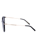 Marc Jacobs Damen-Sonnenbrille in Schwarz/ Dunkelblau