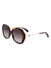Marc Jacobs Damen-Sonnenbrille in Braun/ Grau