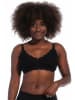 Magic Bodyfashion Biustonosz "Mama Lace Bralette" w kolorze czarnym do karmienia