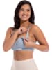 Magic Bodyfashion Biustonosz "Mama Comfort Nursing Bra" w kolorze błękitnym do karmienia