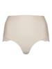 Magic Bodyfashion Stringi "Dream Hi-Thong Lace" w kolorze cielistym
