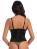 Magic Bodyfashion Shape-Top "Gloss Low Plunge Top" in Schwarz