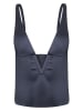 Magic Bodyfashion Shape-Top "Gloss Low Plunge Top" in Anthrazit