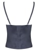 Magic Bodyfashion Shape-Top "Gloss Low Plunge Top" in Anthrazit