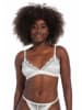 Magic Bodyfashion Biustonosz "Satin Lace Bralette" w kolorze kremowym