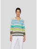 Rabe Pullover in Türkis/ Grün/ Braun