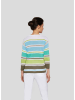 Rabe Pullover in Türkis/ Grün/ Braun