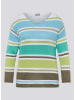 Rabe Pullover in Türkis/ Grün/ Braun