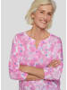 Rabe Bluse in Rosa/ Weiß