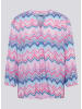 Rabe Bluse in Hellblau/ Rosa