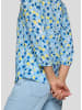 Rabe Bluse in Hellblau/ Gelb