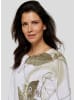 Rabe Pullover in Weiß/ Grün