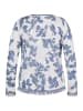 Rabe Cardigan in Weiß/ Blau