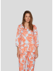 Rabe Bluse in Hellblau/ Orange