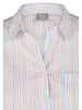 Rabe Bluse in Hellblau/ Orange