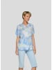 Rabe Bluse in Hellblau/ Weiß