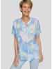 Rabe Bluse in Hellblau/ Weiß