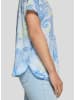 Rabe Bluse in Hellblau/ Weiß