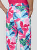 Rabe Hose in Hellblau/ Pink