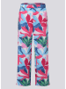Rabe Hose in Hellblau/ Pink