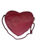 Edelnice Dirndltasche "Stella" in Bordeaux - (B)16 x (H)17 x (T)3 cm