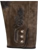 Edelnice Lederhose "Fabian" in Dunkelbraun