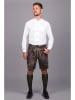 Edelnice Lederhose "Stefan" in Dunkelbraun