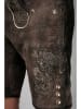 Edelnice Lederhose "Matze" in Dunkelbraun