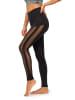 Anaissa Kompressionsleggings "Chantal" in Schwarz