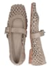 MELVIN & HAMILTON Leren ballerina's met bandje "Elyssa 5" taupe