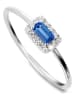 DIA DIAMONDS Silber-Ring mit Diamanten und Edelsteinen