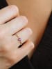 DIA DIAMONDS Vergold. Ring mit Diamanten und Edelsteinen